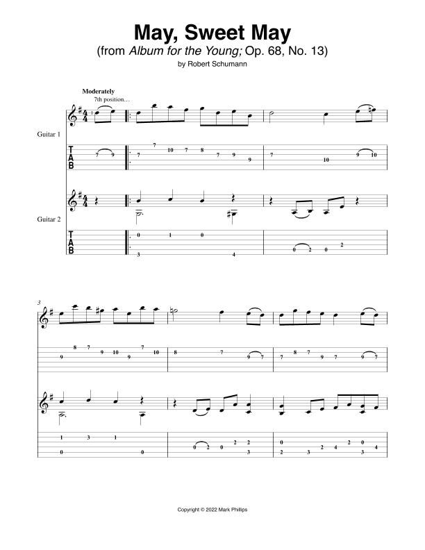 May, Sweet May (arr. Mark Phillips)