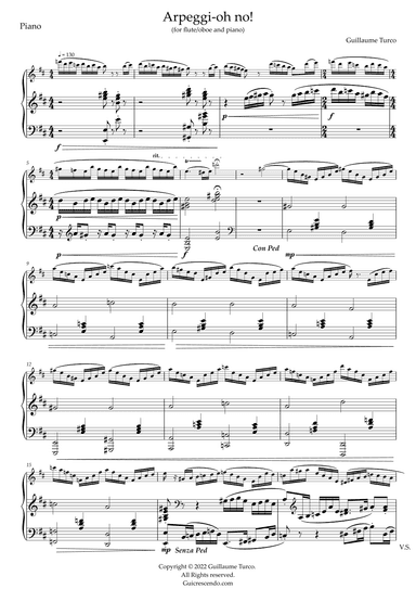 Arpeggi-oh no! (piano accompaniment for solo flute or oboe)