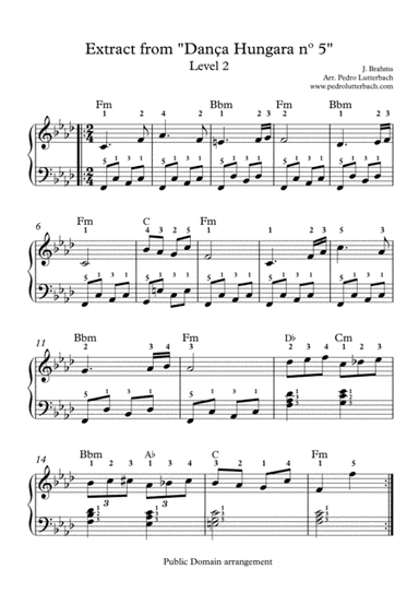 Hungarian Dance nº5 - Brahms (arr. Pedro Lutterbach)