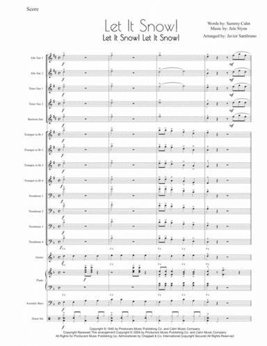 Let It Snow! Let It Snow! Let It Snow! (arr. Javier Sambrano)