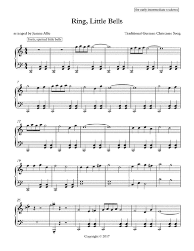 Ring, Little Bells (arr. Jeanne Allie)