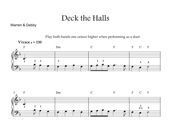 Deck the Halls (arr. Warren & Debby)