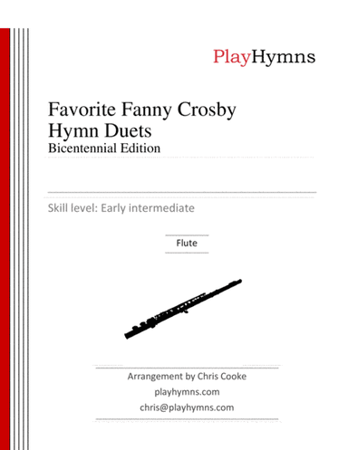 Favorite Fanny Crosby Hymn Duets (arr. Chris Cooke)