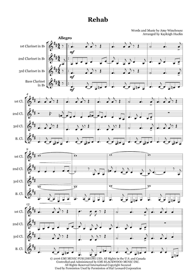 Rehab (arr. Kayleigh Huelin)