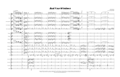 Bust Your Windows (arr. Levi Downing)