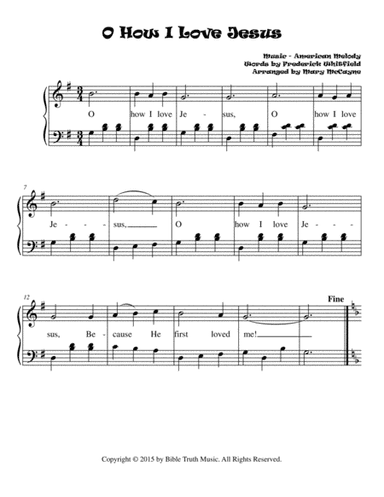 O How I Love Jesus (arr. Mary McCayne)