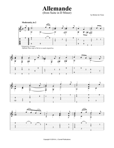 Suite in D Minor: “Allemande” (arr. Mark Phillips)