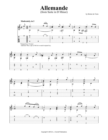Suite in D Minor: “Allemande” (arr. Mark Phillips)