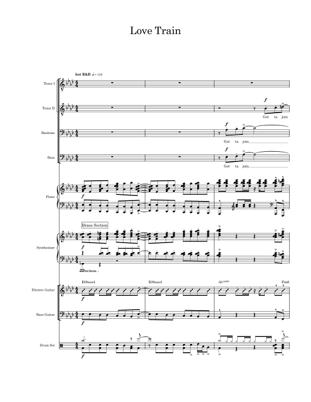 Love Train (arr. David Maddux)
