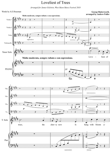 Loveliest of Trees (arr. Andrew Fuller)