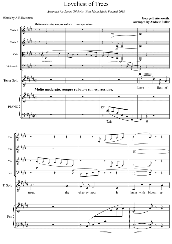 Loveliest of Trees (arr. Andrew Fuller)