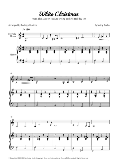 White Christmas (arr. Rodrigo Faleiros)