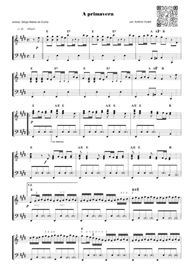 A primavera (arr. Sérgio Matias da Cunha)