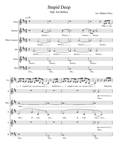 Stupid Deep (arr. Mathew Price)