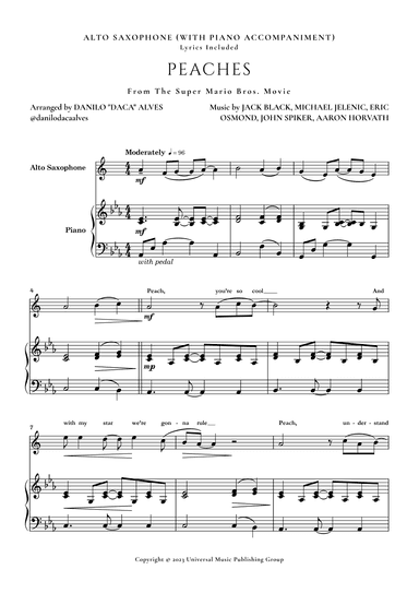 Peaches (arr. Danilo "Daca" Alves)