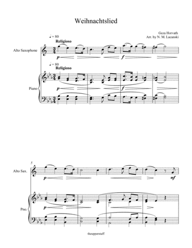 Weihnachtslied (arr. Nick Lacanski)