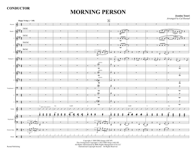 Morning Person - Score Only (arr. Cal Rustad)