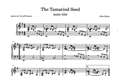 The Tamarind Seed Main Title (arr. jeff siesser)