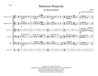 Bohemian Rhapsody (arr. Reese Blaskowski)