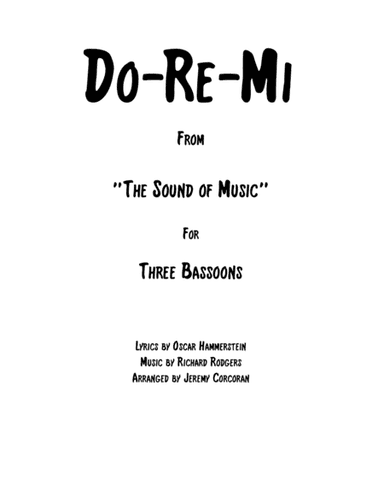 Do-Re-Mi (arr. Jeremy Corcoran)