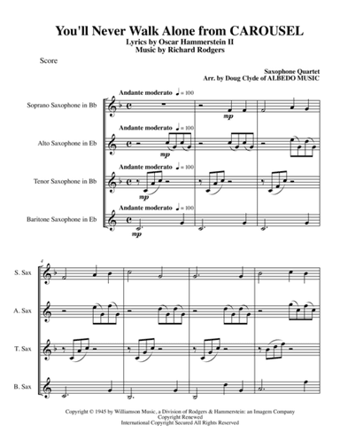 You'll Never Walk Alone (arr. Doug Clyde)