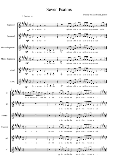 Seven Psalms I-Beatus Vir