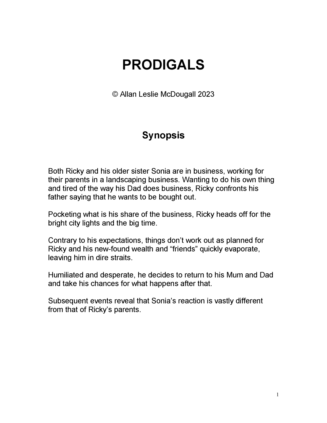 Prodigals