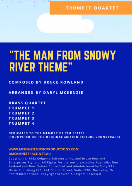 The Man From Snowy River (main Title Theme) (arr. Daryl McKenzie)
