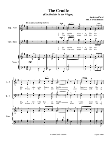 The Cradle (SATB) (arr. Curtis Hanson)