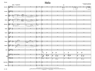 Hello (arr. Joseph Hasper)