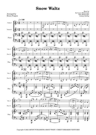 Snow Waltz (arr. Bruno Fragoso de Almeida)