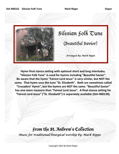 Silesian Folk Tune (Beautiful Savior)  StA H00161 (arr. Mark Rippe)