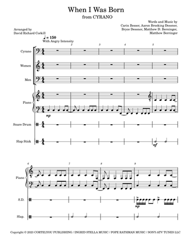 When I Was Born (arr. David Richard Corkill)