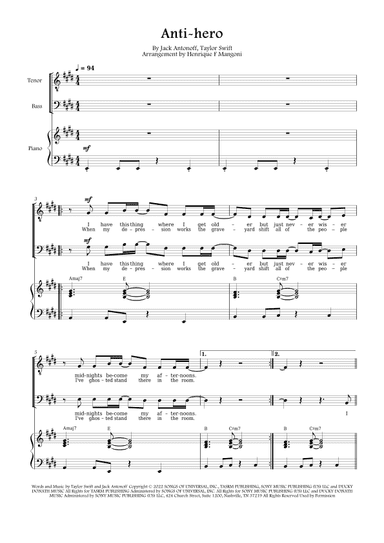 Anti-hero (arr. Henrique F Mangoni)