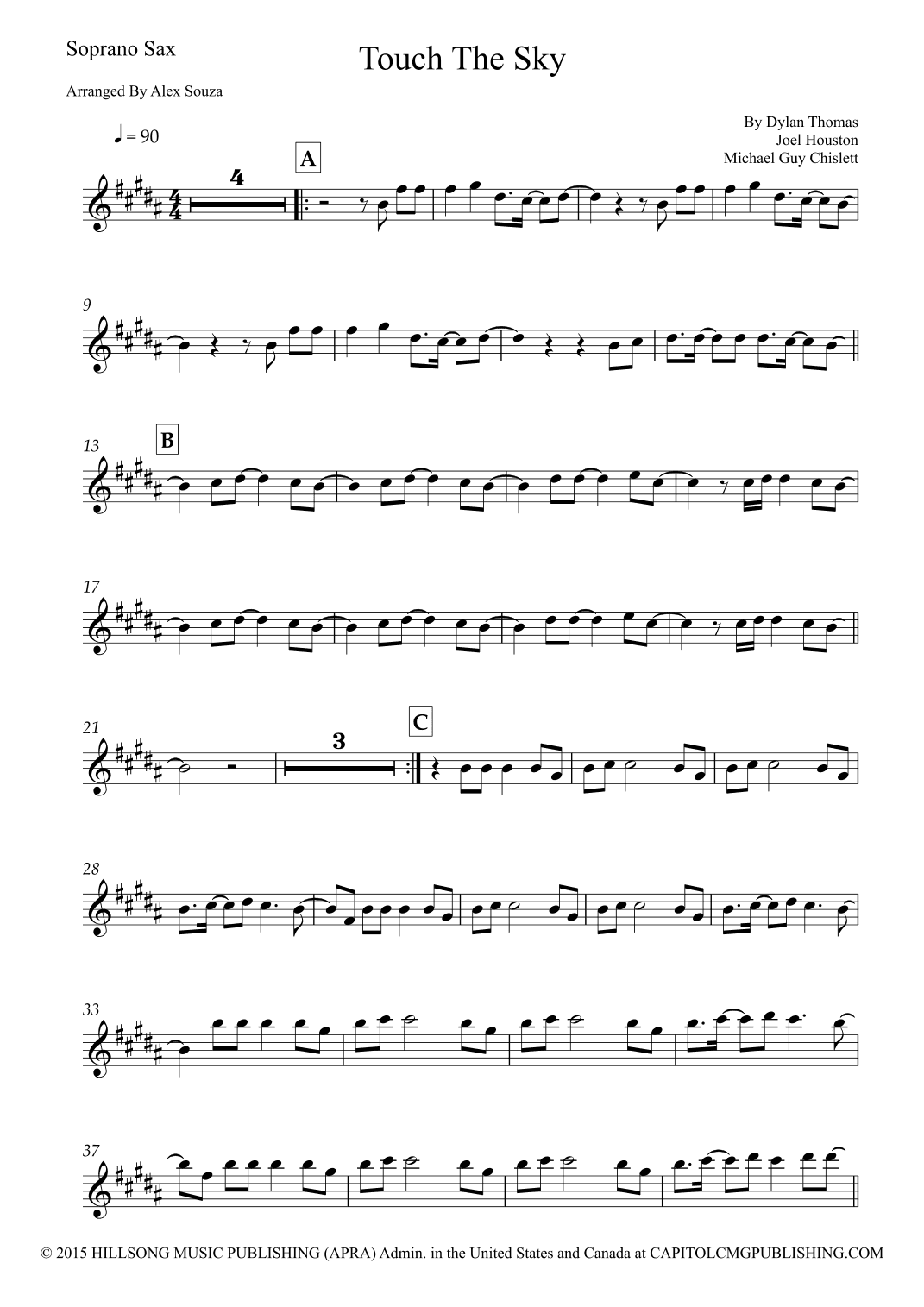 Touch The Sky (arr. Alex Souza)