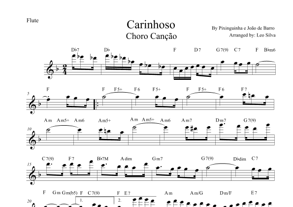 Carinhoso (arr. Leo Silva)