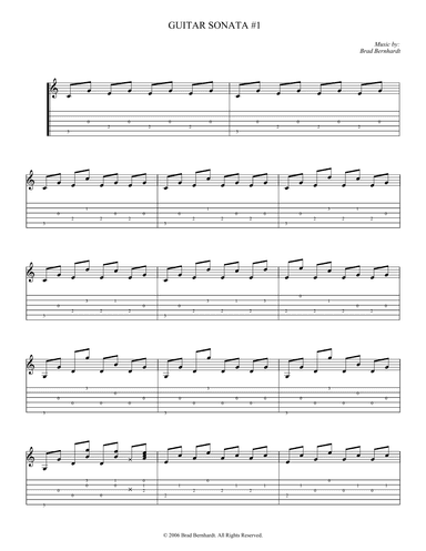 Guitar Sonata #1