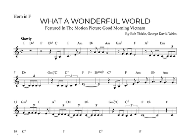 What A Wonderful World (arr. Alex Nunes Rodrigues)