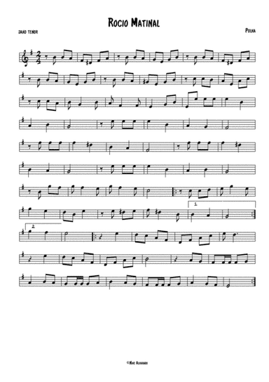 Rocío matinal - Polka peruana (arr. Nike Alvarado)