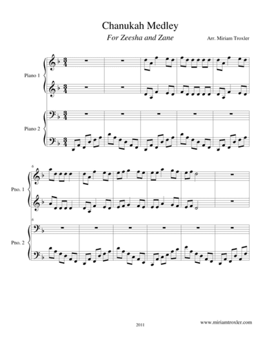 Chanukah Medley (arr. Miriam Troxler)