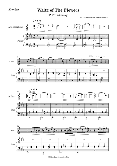 Waltz Of The Flowers (Tchaikovsky) (arr. Fabio Eduardo de Oliveira)