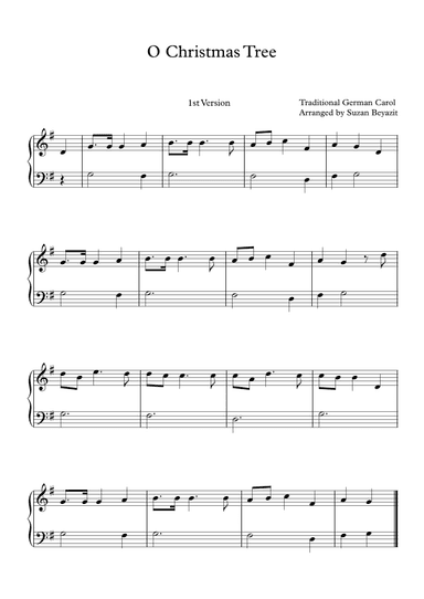 O Christmas Tree (arr. Suzan Beyazit)