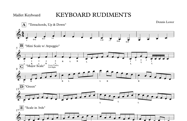 Keyboard Rudiments