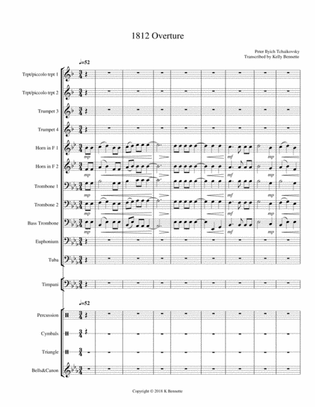 1812 Overture (arr. Kelly Bennette)