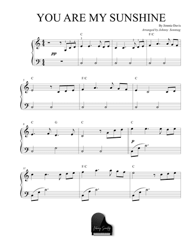 You Are My Sunshine (arr. Johnny Sonntag)