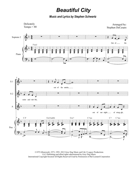 Beautiful City (arr. Stephen DeCesare)