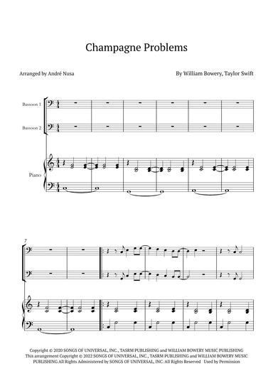 Champagne Problems (arr. André Nusa)