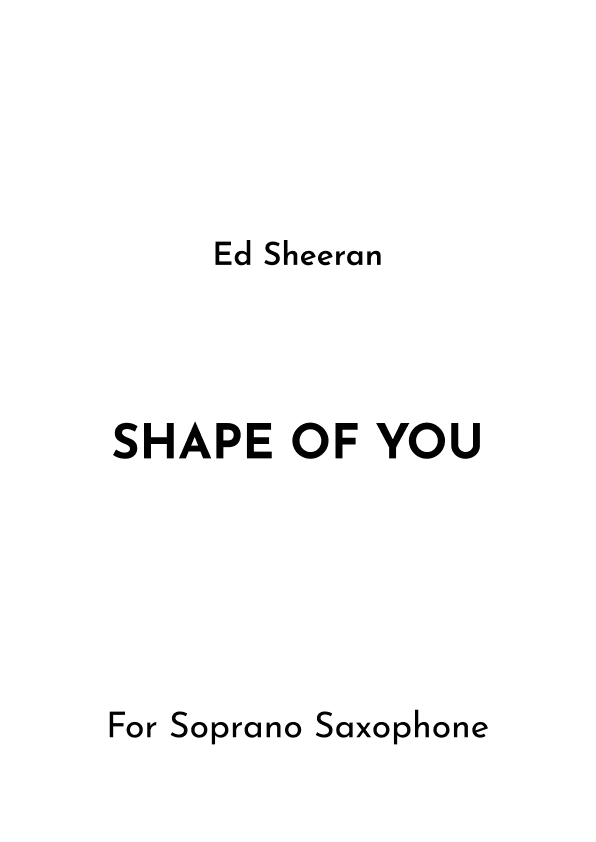 Shape Of You (arr. Jireh J.)