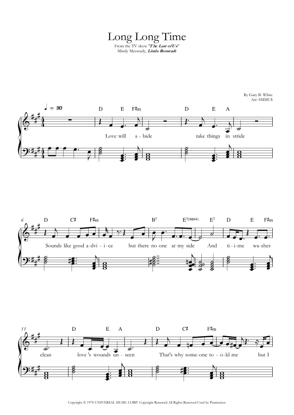 Long Long Time (arr. SMMUS)