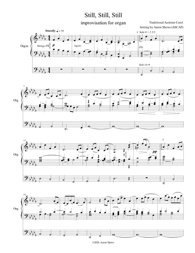 Still, Still, Still (arr. Aaron Shows)